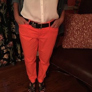 BEAUTIFUL A.N.A orange pants slacks size 4 small